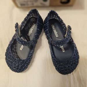 Mini Melissa Campana Navy Blue toddler size 6